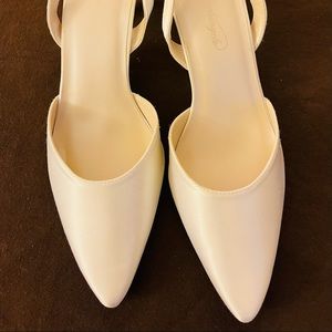 BRIDAL SHOES - worn once/very good condition